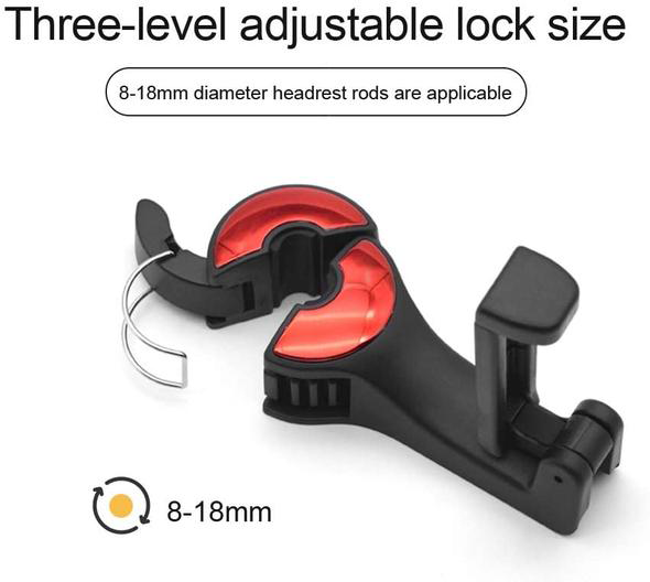 (🔥2023 New Year Promotion-48%OFF)2 in 1 Car Seat Phone Mount & Hook Hanger(Buy 4 get Free shipping)