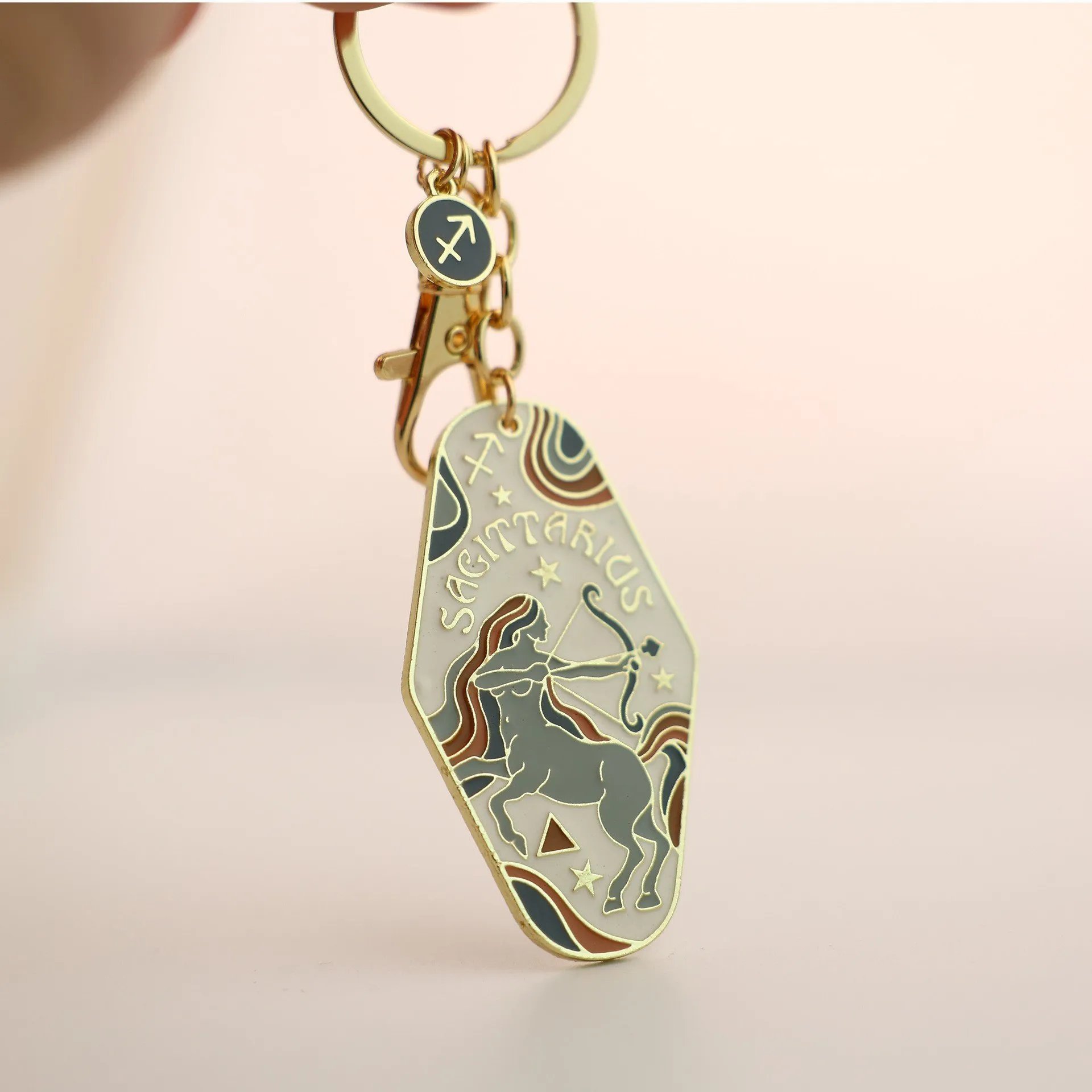 ⏰BUY 3 GET 1 FREE🔮Vintage Illustrated Zodiac Keychain