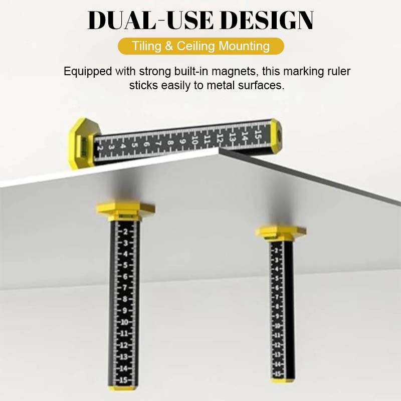 🔥Father's Day Sale 60% OFF - Level Gauge Height Marking Ruler