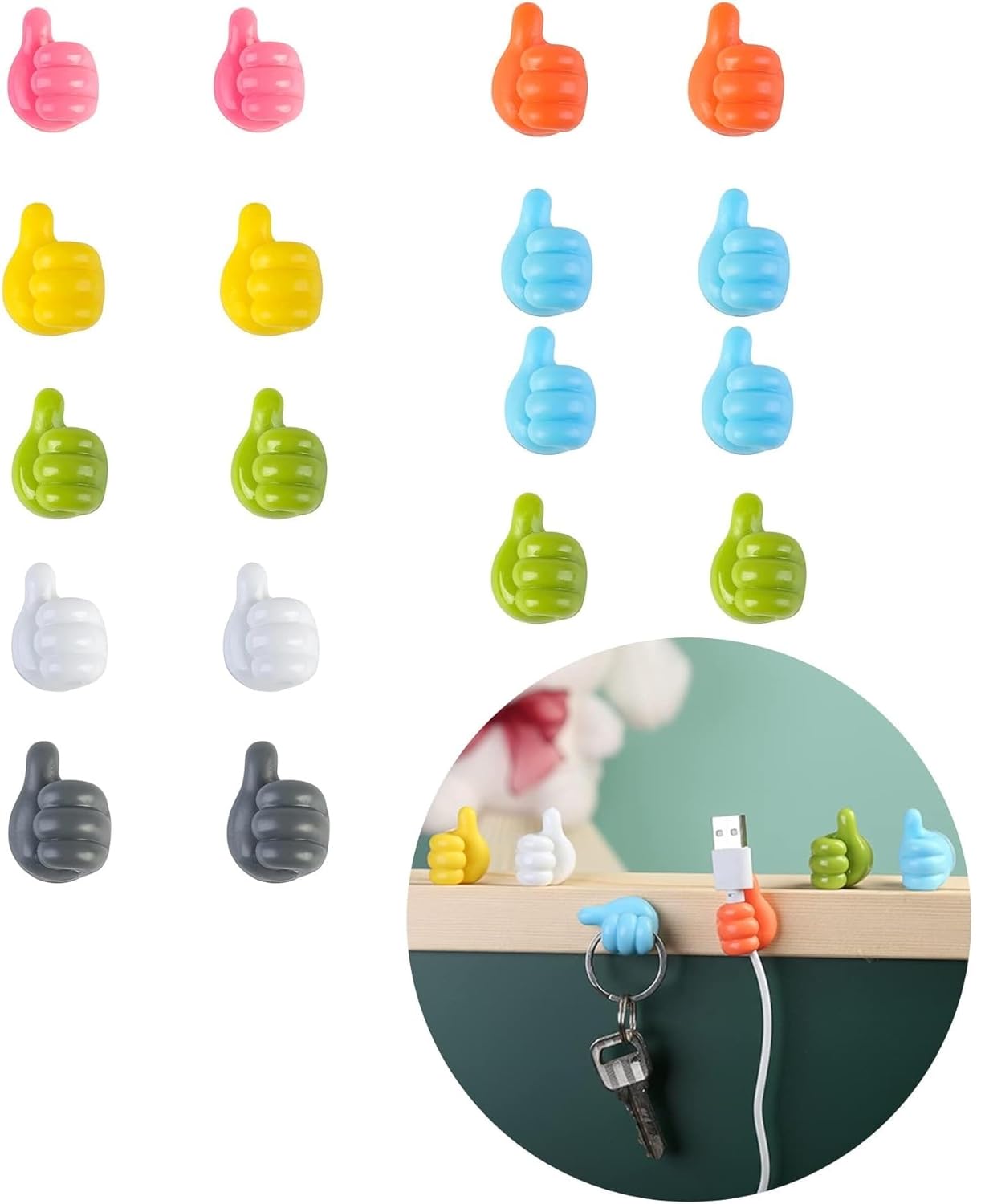 🔥Last Day Promotion - 50% OFF🎁👍Thumb Wall Hooks