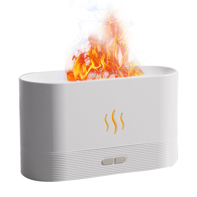 (🔥Hot Sale- SAVE 50% OFF)Flame humidifier 🌫 Ultrasonic Aromatic Essences 🌫 Diffuser(📦FREE SHIPPING📦)