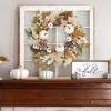 🎃Fall Wreath for Thanksgiving Halloween Farmhouse Harvest Front Door Outdoor Indoor Window Wall