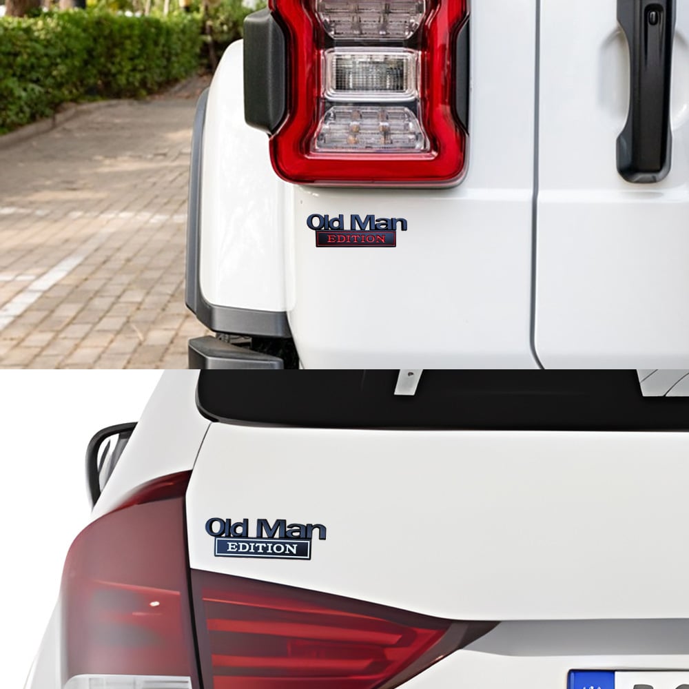 🔥KAUFEN SIE 1, BEKOMMEN SIE 1 GRATIS🚗Old Man Edition Auto-Emblem