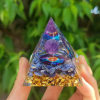 💗Mother's Day Sale 50% OFF💗Om Amethyst & Blue Quartz Pyramid(BUY 2 GET EXTRA 10% OFF&FREE SHIPPING)