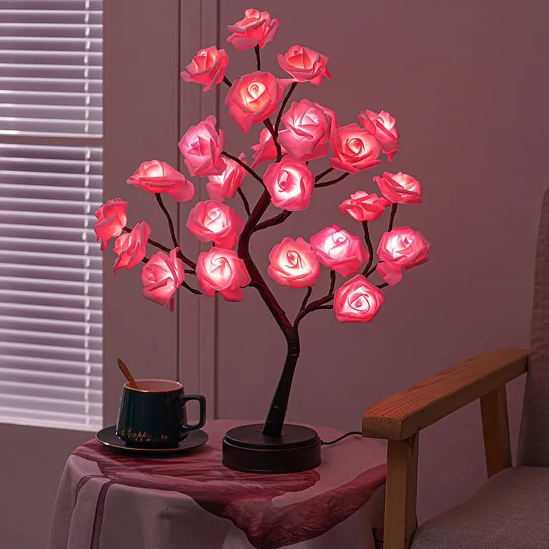 🔥Christmas Sale 49% OFF💕Forever Rose Tree Lamp