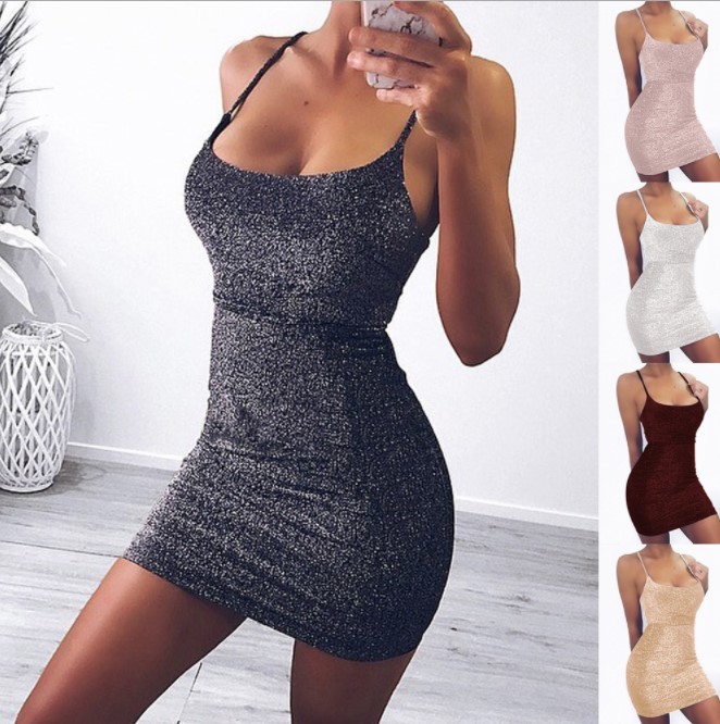 (❤️2021 Valentine's Day Promotion - 50% OFF) Women's Sexy Glitter Party Dress