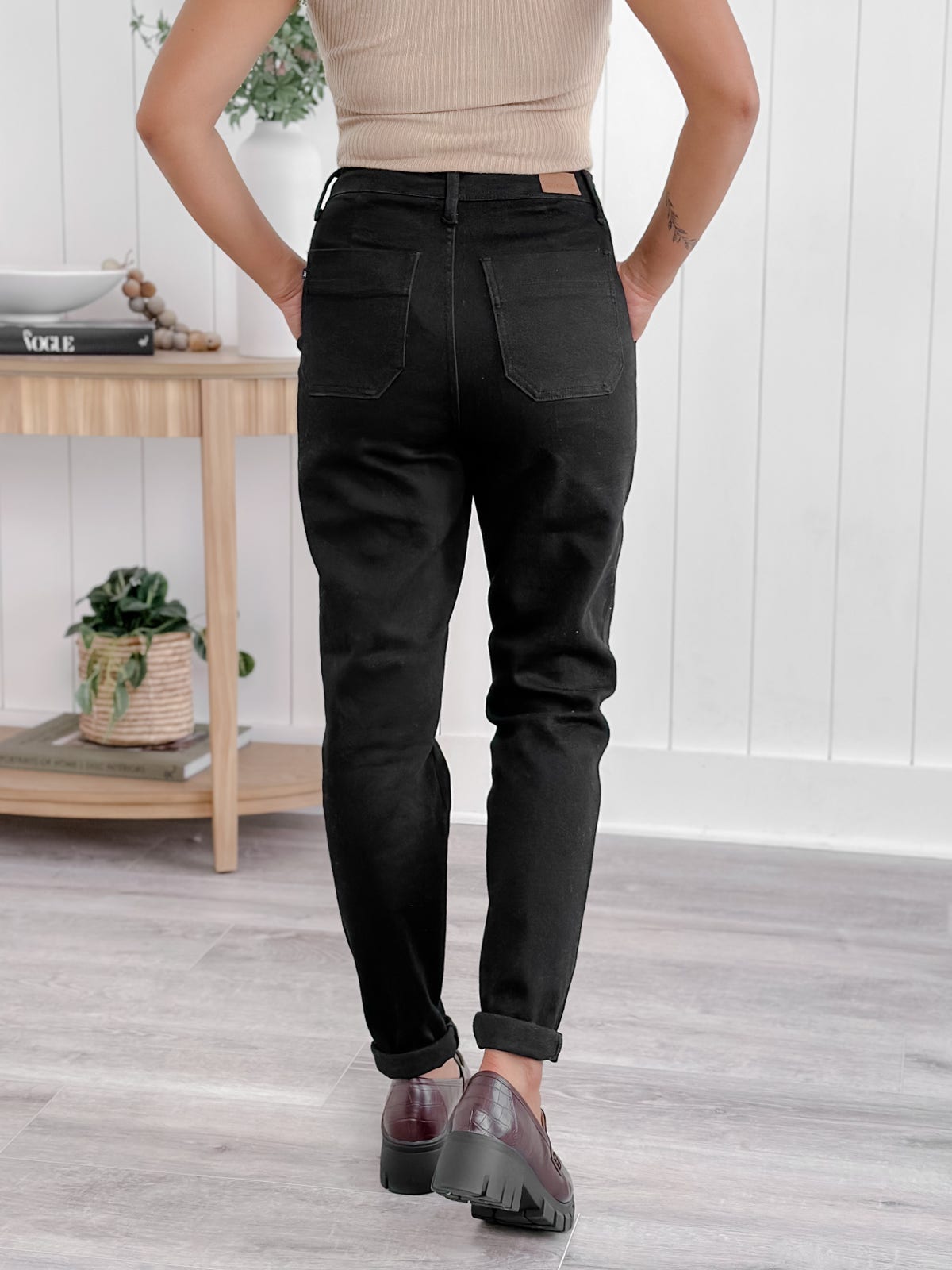 Stretch Pull On Denim Joggers  (Buy 2 Free Shipping)