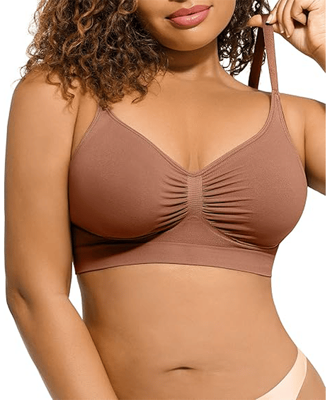 💖Wireless Sculpt Bra Comfort Bralettes No Underwire Unlined Cami Bra