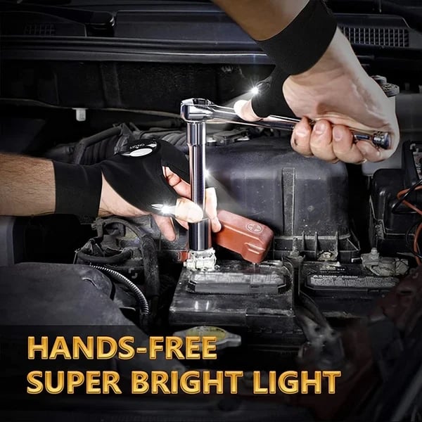 🔥Summer Hot Sale Promotion-50% OFF🔦-LED Waterproof Gloves