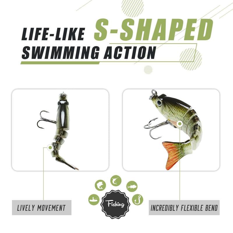 🔥Last Day Promotion 50% OFF🔥2'' Lifelike Fishing Lures for Freshwater and Saltwate