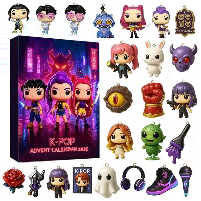 🔥Last Day 50% OFF -🎄K&P Demon Hunters Advent Calendar 2025