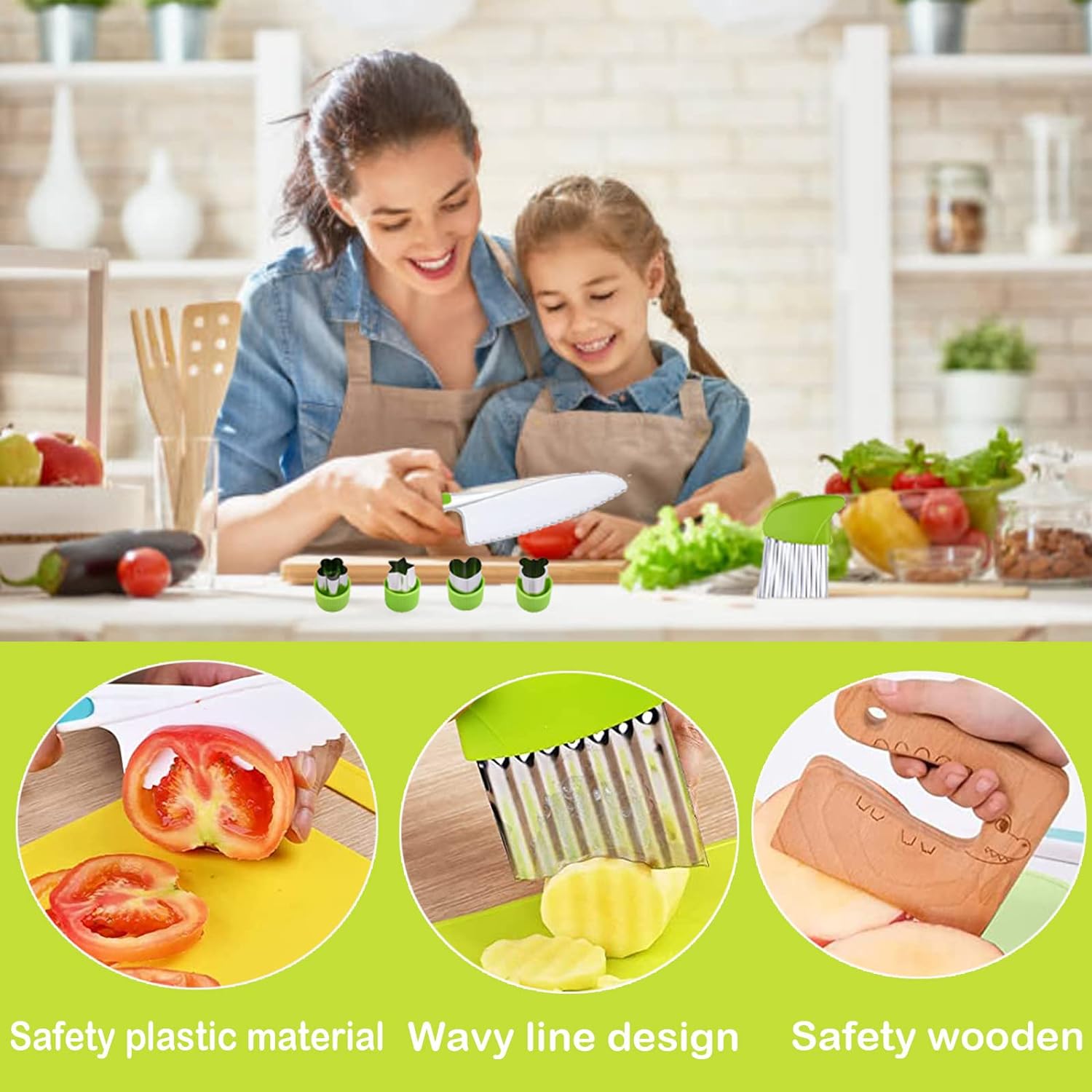 🔥EARLY CHRISTMAS SALE - 50% OFF🎄SafeSlice Kiddo Safe Kitchen Set