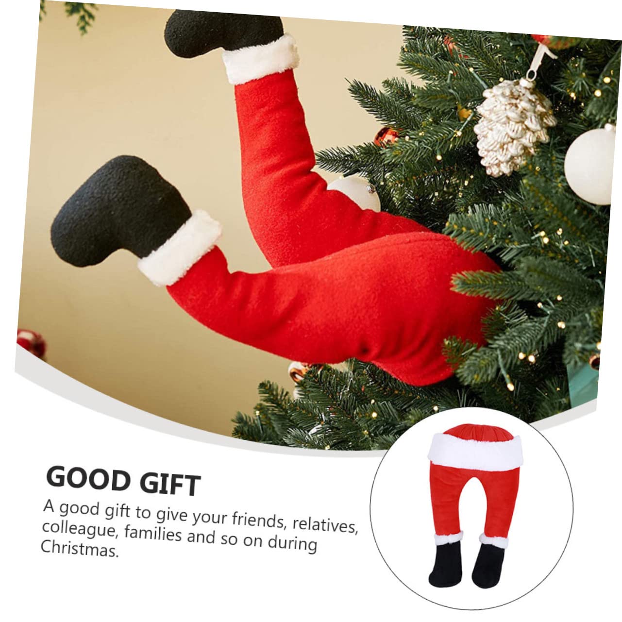 (🎄Christmas Hot Sale - 49% OFF) 🎅Santa Legs Christmas Decoration, BUY 2 FREE SHIPPING