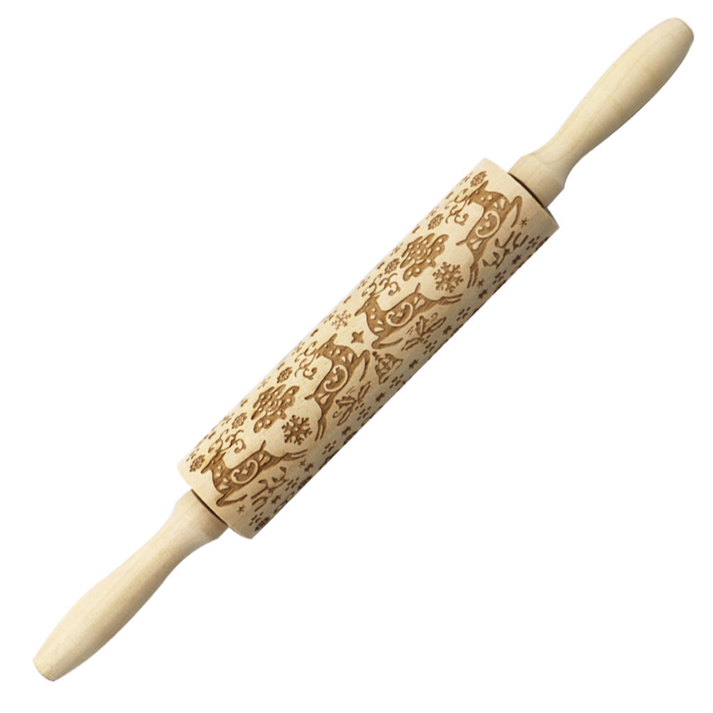 🎁Early Christmas Sale 48% OFF - CHRISTMAS 3D ROLLING PIN(BUY 2 FREE SHIPPING)