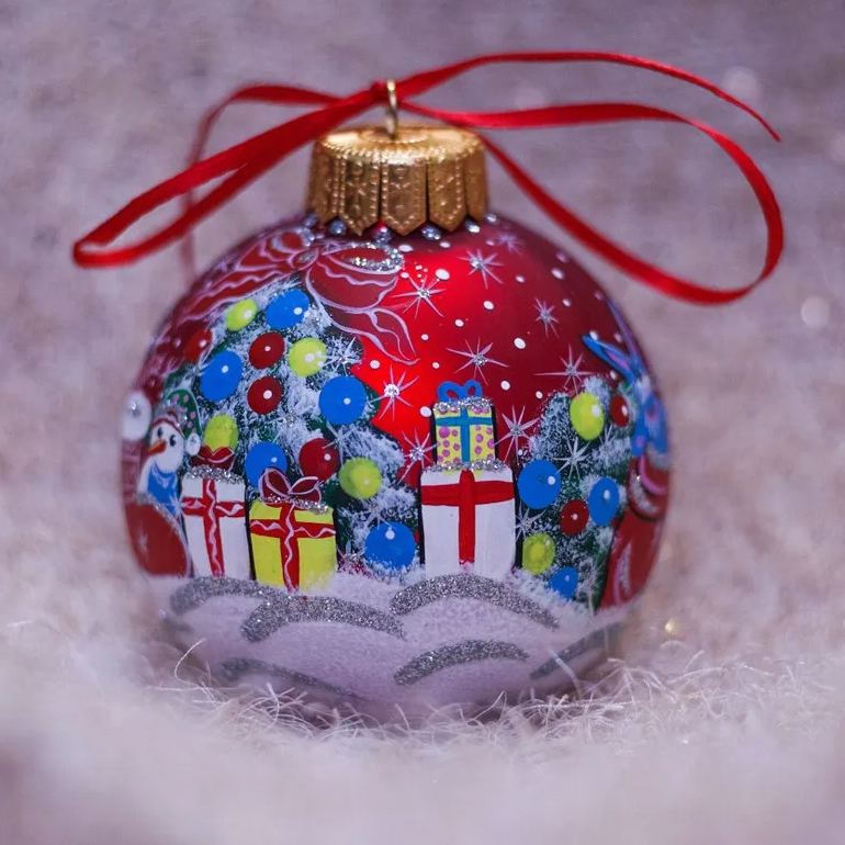 🎅2024 Christmas Gift--Hand Painted Christmas Ornament