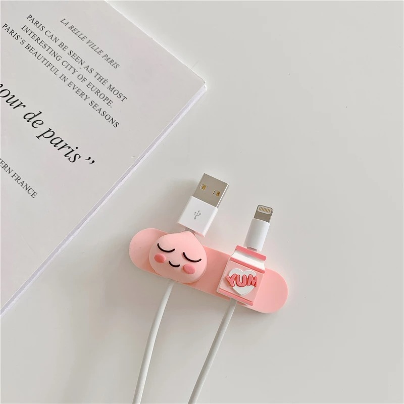(🎅Christmas Pre Sale-49% Off) Cute Cartoon Magnetic Data Cable Organizer - Buy 2 Get 1 Free