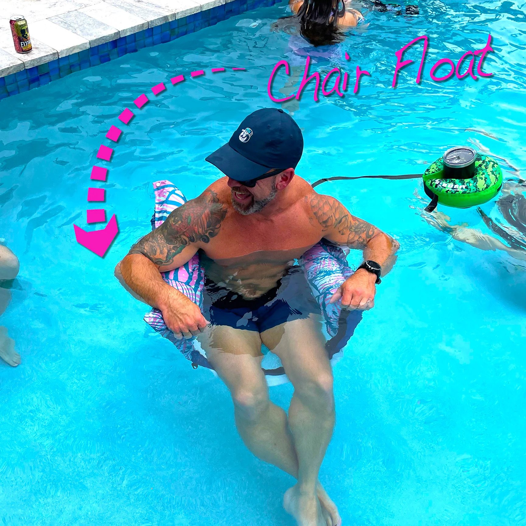 2-In-1 Floating Hammock And Beach Tote