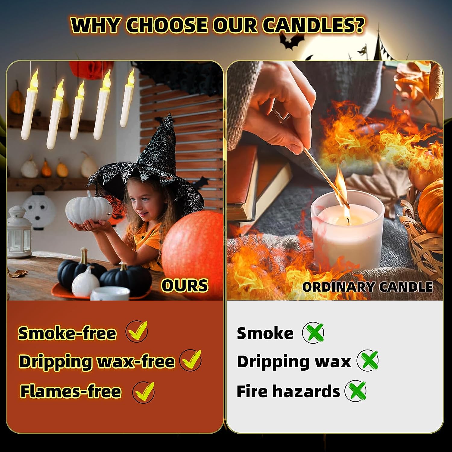 🎃Halloween hot sale🎃Halloween floating candle