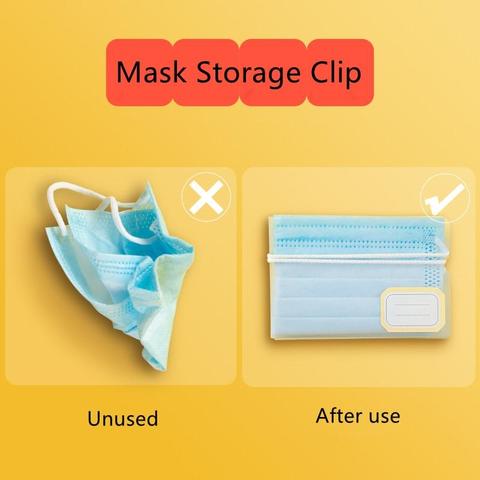 Portable Face Masks Storage Clip