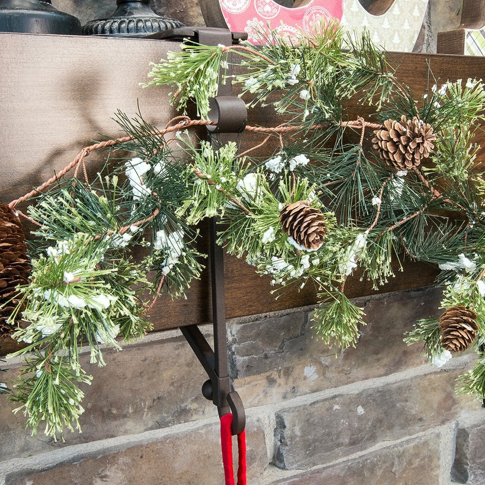 🌲Early Christmas Sale 48% OFF🎁Fireplace Stocking and Garland Hanger