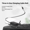 (🌲EARLY CHRISTMAS SALE - 50% OFF) 🎁Three In One Charging Cable Roll - Buy 3 Free Shipping