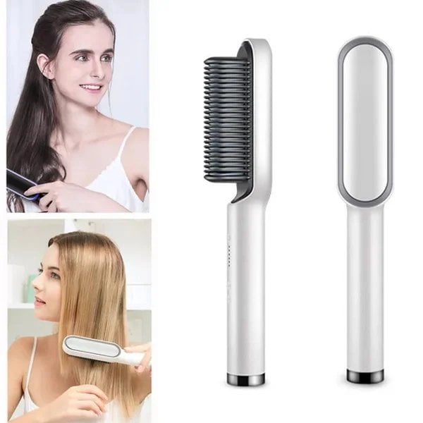 (🌲Early Christmas Sale- 50% OFF) New Hair Straightener Brush🔥BUY 2 FREE SHIPPING🔥