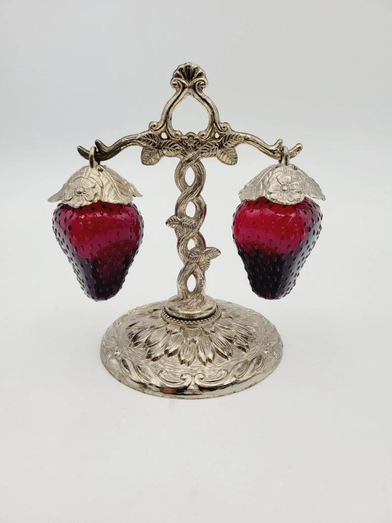 Strawberry-Shaped Seasoning Bottles -  Functional Kitchen Artistry