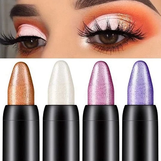 💥15 Color Highlighter Eyeshadow Pencil Glitter Eye Shadow Eyeliner Pen
