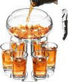 🥂6 Shot Glass Dispenser and Holder - BUY 2 FREE SHIPPING