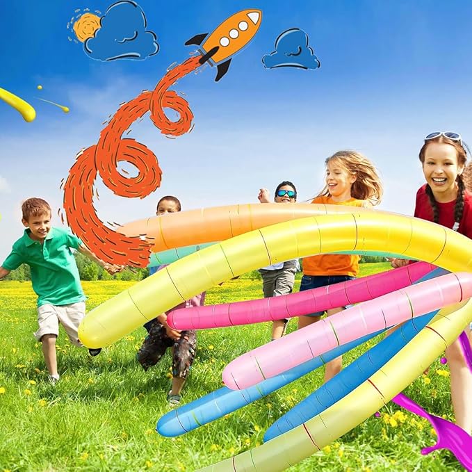 ✨LETZTER TAG 49 % RABATT🔥 [100er-Pack] Raketenballons plus 1 einfach zu bedienende Pumpe – Party-Pack