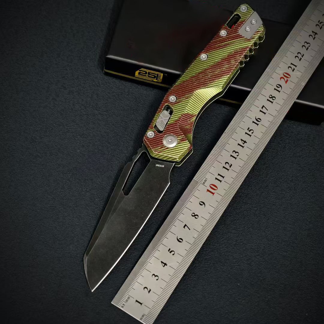 70% OFF Only Today-Amphibian RAM-LOK Folding Knife M390 Blade Aluminum Handle