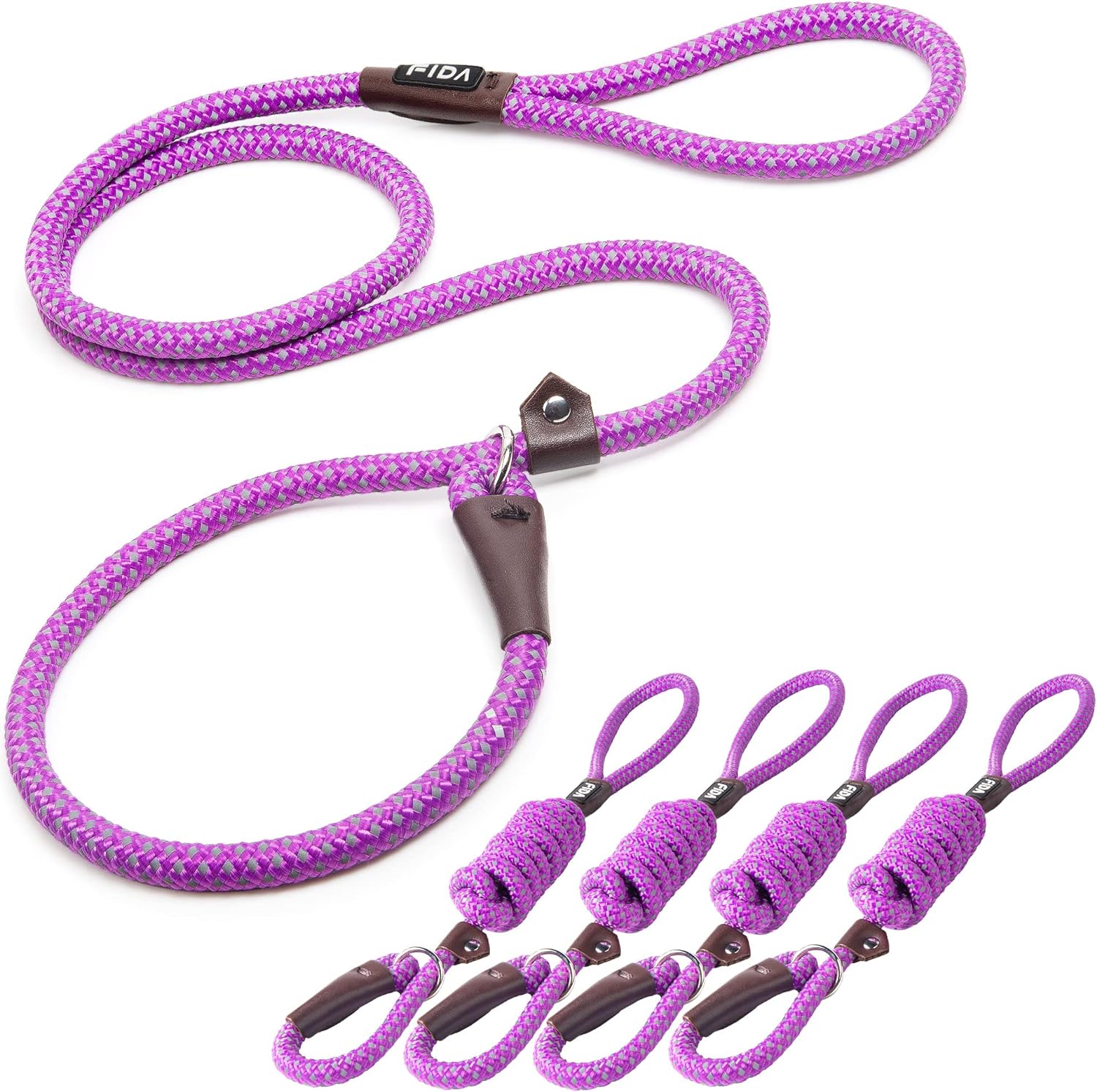 Fida Durable Slip Lead Dog Leash, 6 FT x 1/2