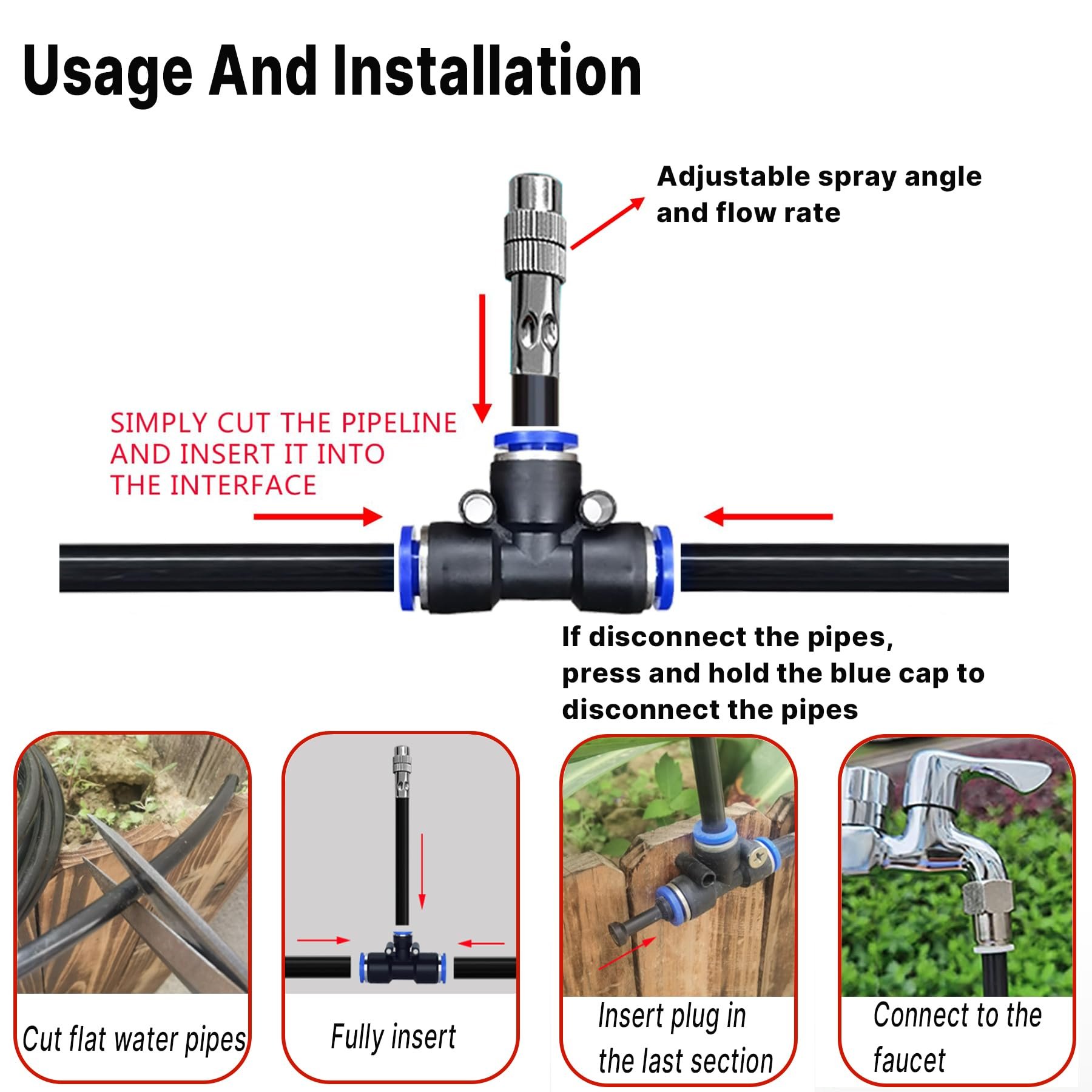 🎁TikTok Last Day Sale - 70% OFF🎉360° Curved Garden Automatic Irrigation System