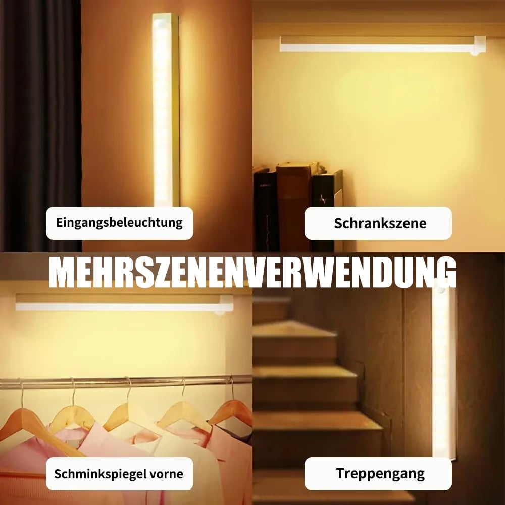 🔥Heißer Verkauf - 49% Rabatt🔥Bohrfreie intelligente Sensor magnetische aufladbare LED-Leuchte