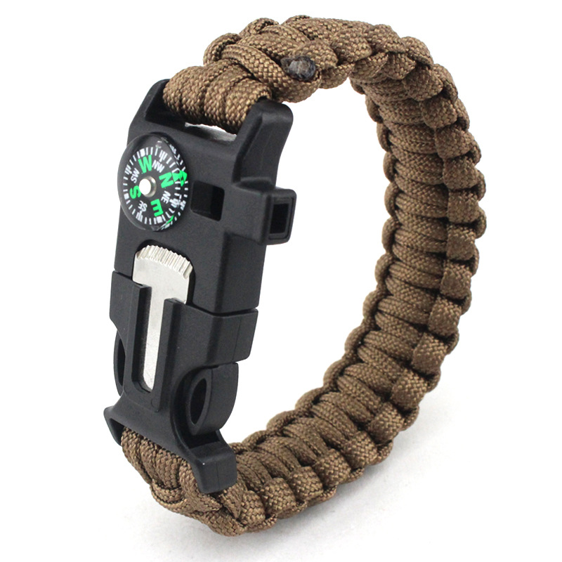 (Big Sale- 50% OFF) Outdoor Paracord Survival Bracelet- Buy 4 Free Shipping