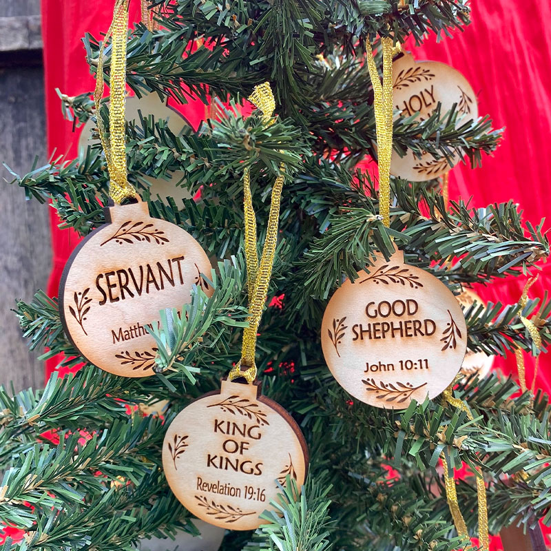 Names of Jesus Ornaments