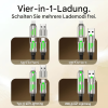 🔥1.5M 4-in-1-USB-Ladekabel- Schnellladung, MAX-240W-Geeignet für jedes elektronische Gerät⚡