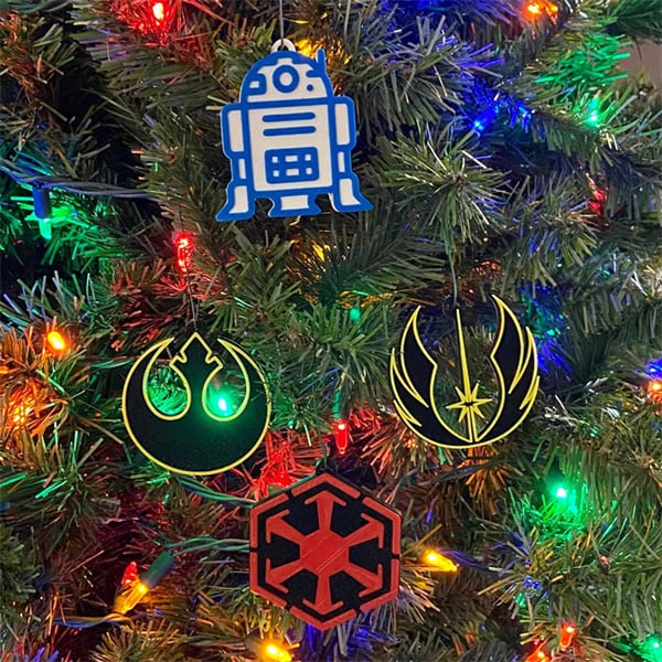 Star Wars Christmas Tree Holiday Ornaments