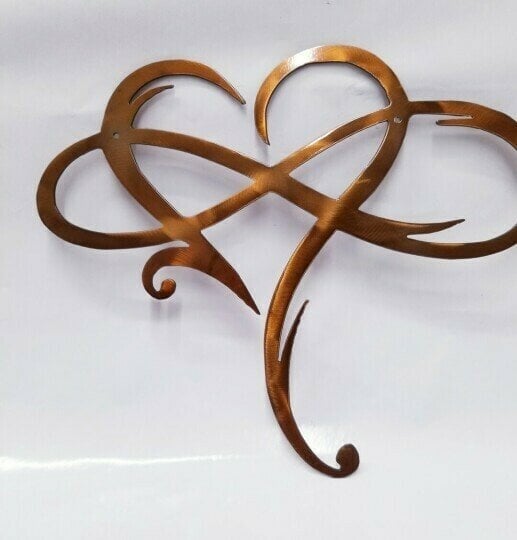 🔥LAST DAY  49% OFF 🔥 Infinity heart - Steel wall decor Metal Wall art