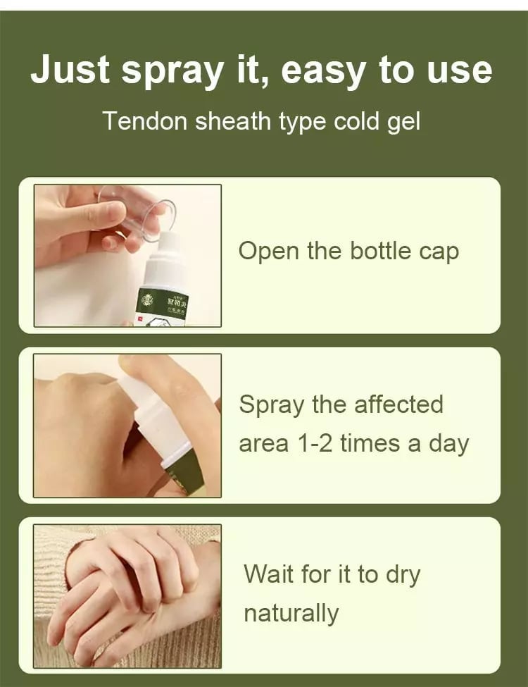 🔥Last Day Promotion 50% OFF🔥Hand and foot tenosynovitis spray - Buy 3 Get 1 Free