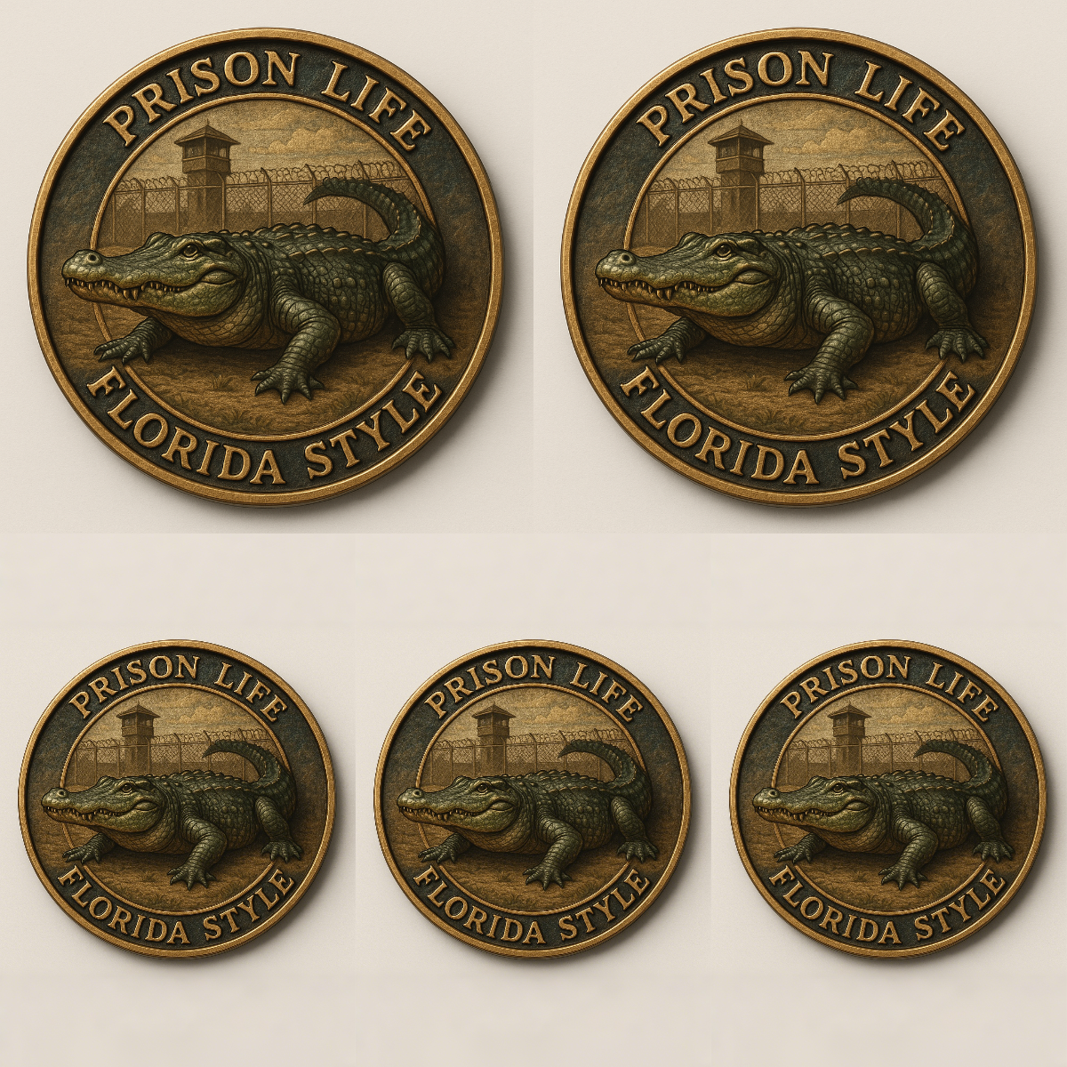 🏆Flash Sale 60% OFF - 🐊“Florida Gator & Prison Humor” Commemorative Coin
