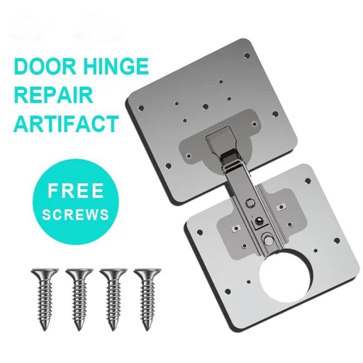(🌲Early Christmas Sale- SAVE 48% OFF)CABINET HINGE REPAIR PLATE(buy 2 get 1 free now)
