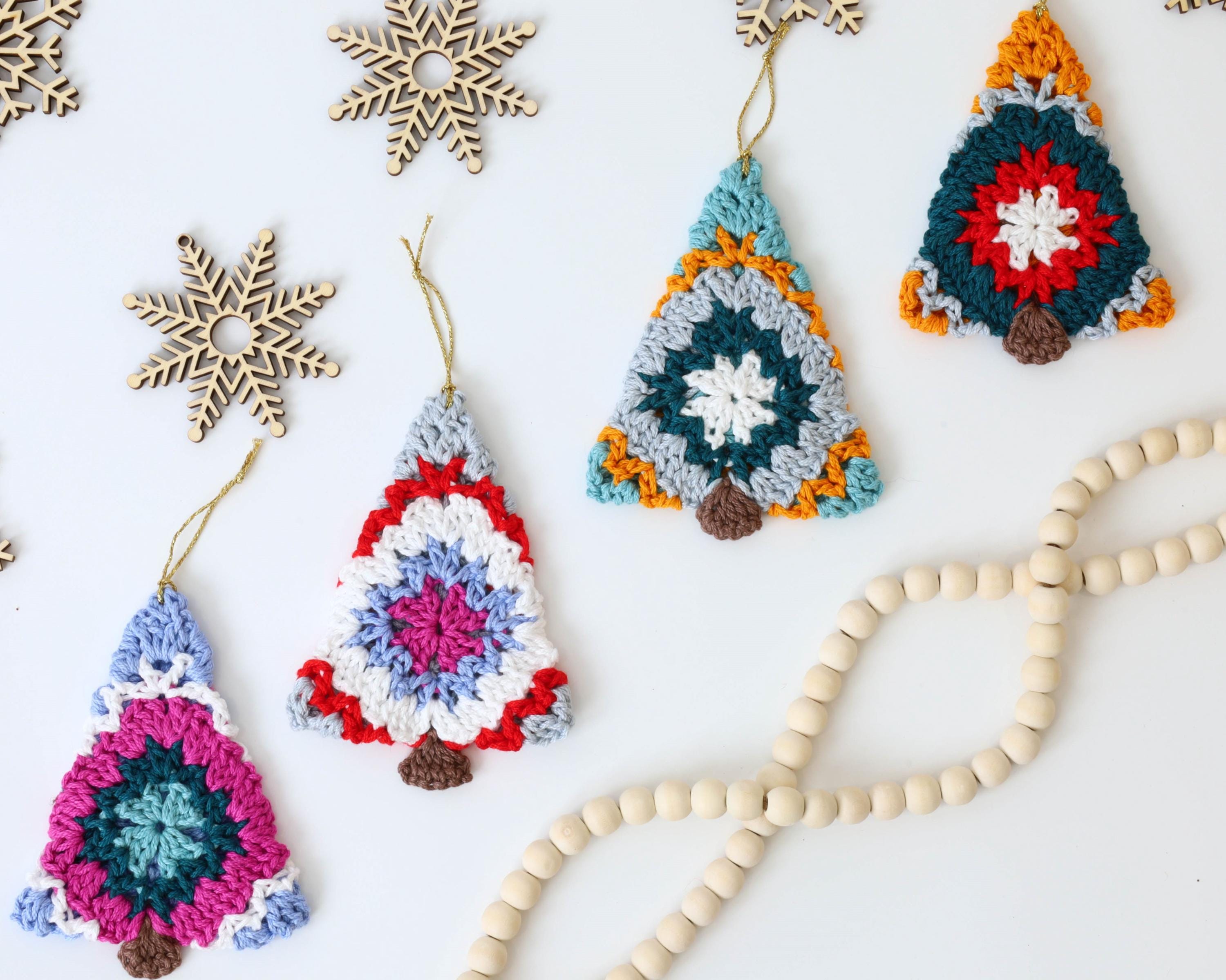 🎄Crochet Pattern- 🧶30 minutes JOLLY Christmas Tree Crochet Ornament