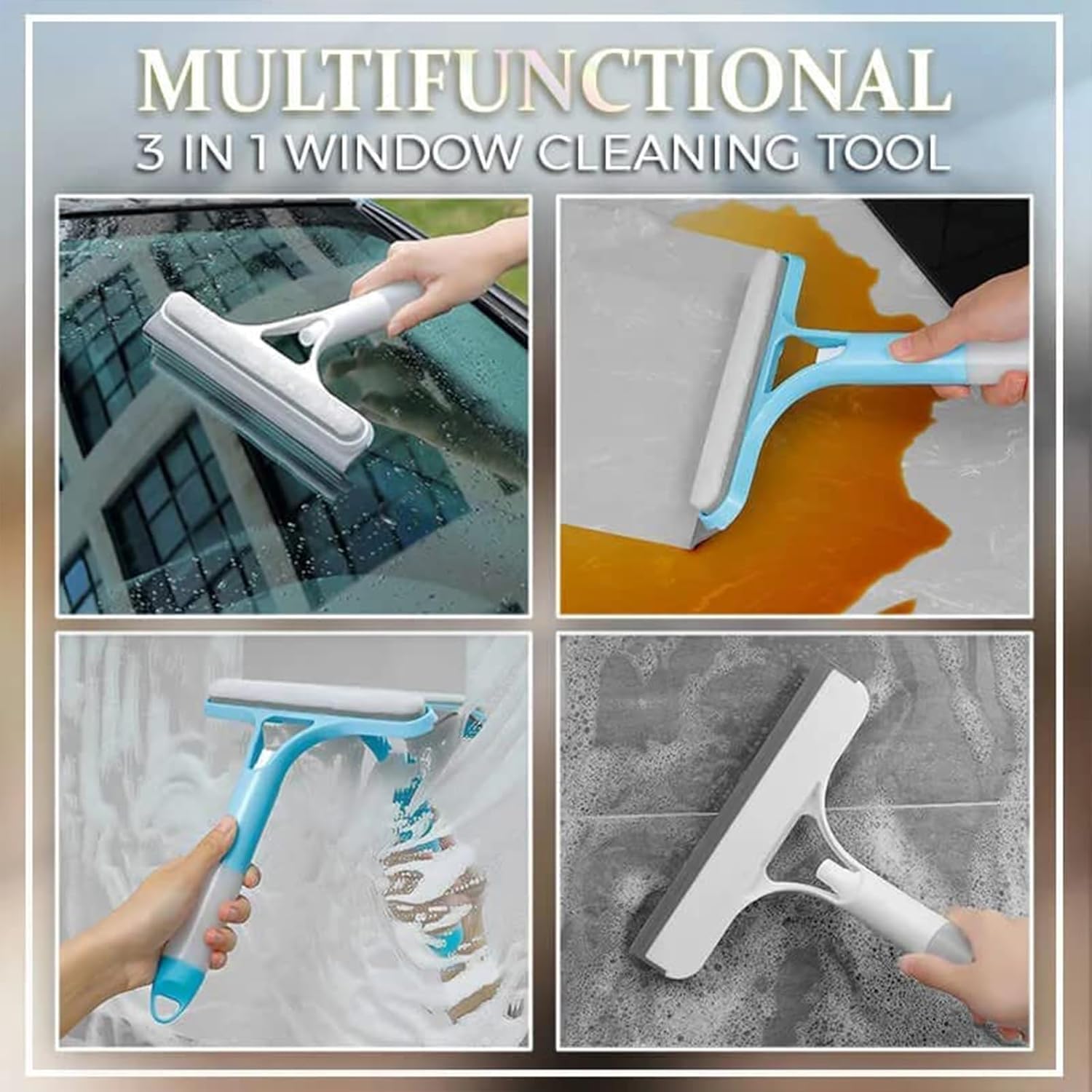 🎁TikTok Last Day Sale - 70% OFF🎉3 in 1 Window Cleaning Scraper
