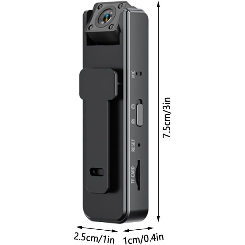 🔥Last Day 49% OFF🔥 - Wearable Body Cam with Night-Vision & 180° Rotation Lens