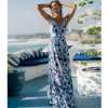 🎁TikTok Spring Last Day Promotion 48% OFF-🎁-V Neck Ruffle Lace Up Printed One Piece Swimsuit and Skirt