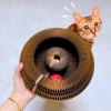 Modular Track with Ball Corrugate Scratcher Cat Toy