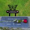 🐦Metal Cardinal Cemetery Memorial Stake💖