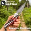 Purely Handmade VG-10 Damascus Folding Knife | EDC Camping Tool