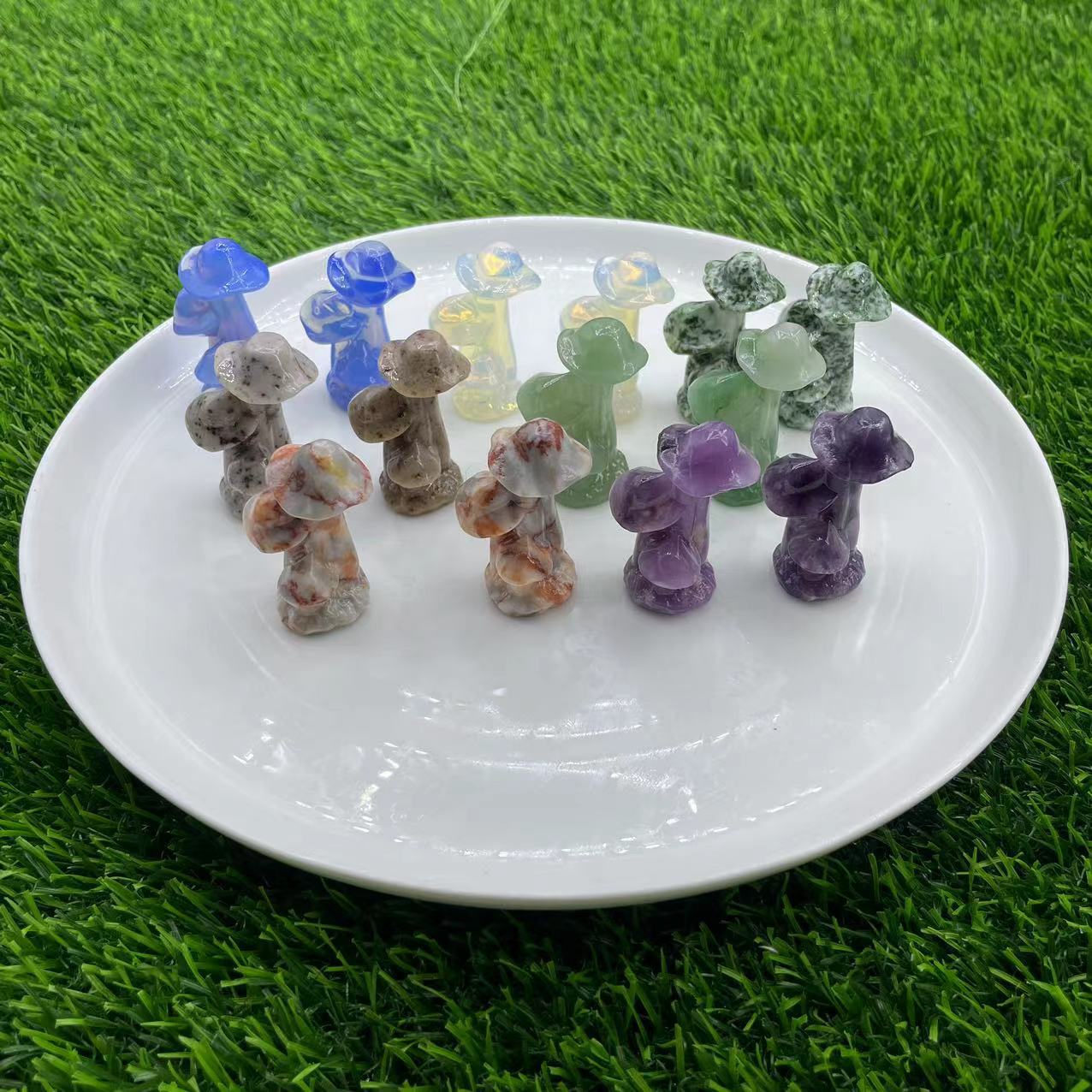 🔥Hot Sale 50% Off -Handmade natural crystal mushrooms